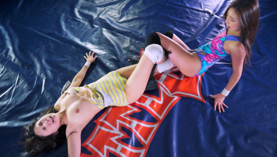 仁美まどか,横山夏希,レズファイト,貝合わせ,レズプロレス