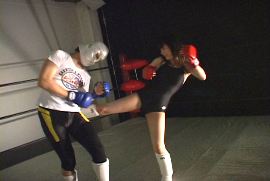 杏里,微乳,美少女,イカせ合い,ミックスファイト