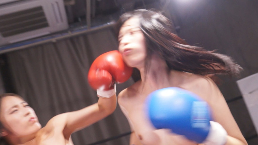 中条カノン,佐久間恵美,トップレス,ボクシング,キャットファイト