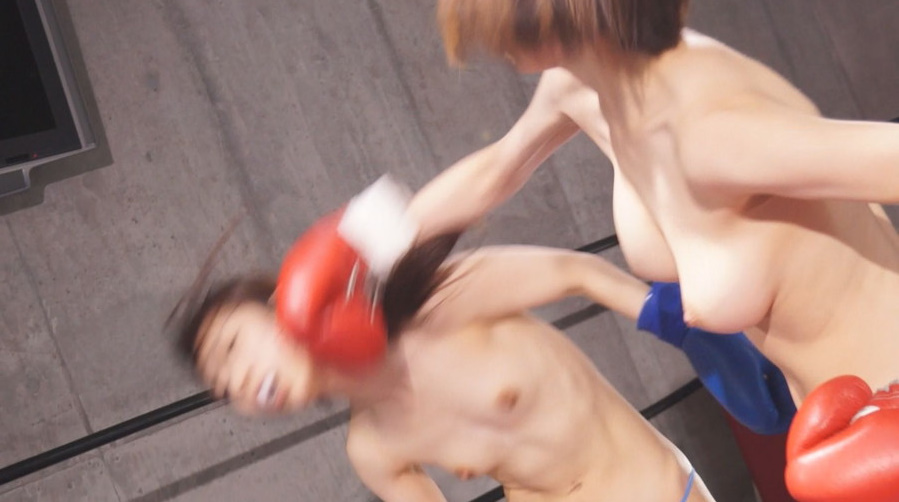 宇野栞菜,三吉菜々,トップレス,ボクシング,キャットファイト